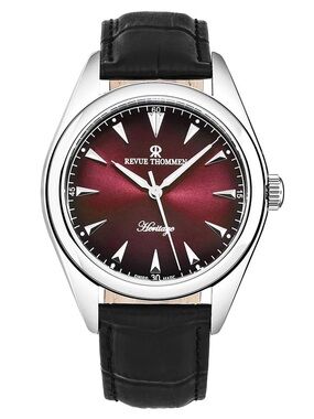 REVUE THOMMEN Heritage Automatic Red Dial Men's Watch